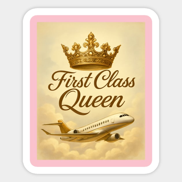 FirstClassQueen Sticker by FirstClassQueen